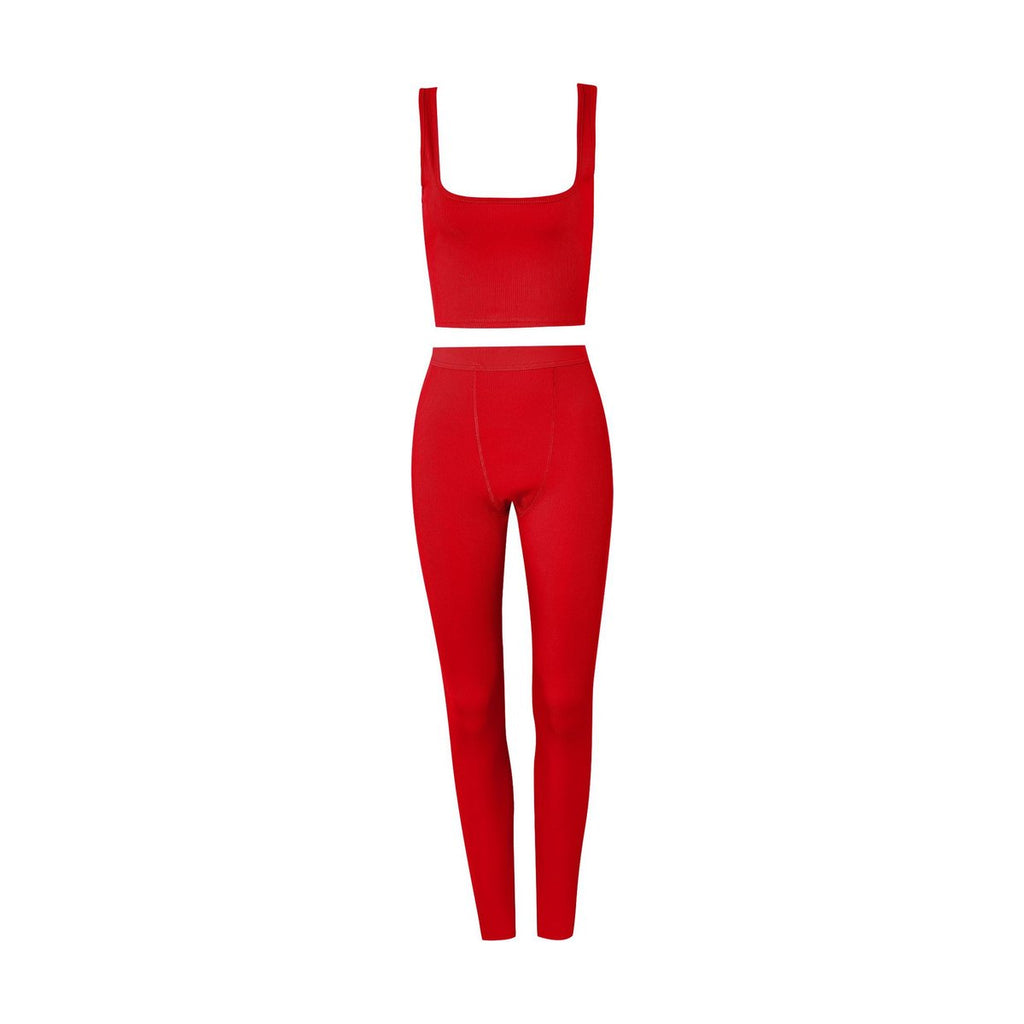 Women's Vest Pants Sports Yoga Suit