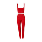 Women's Vest Pants Sports Yoga Suit