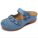 Women's Vintage Flowers Wedge Sandals