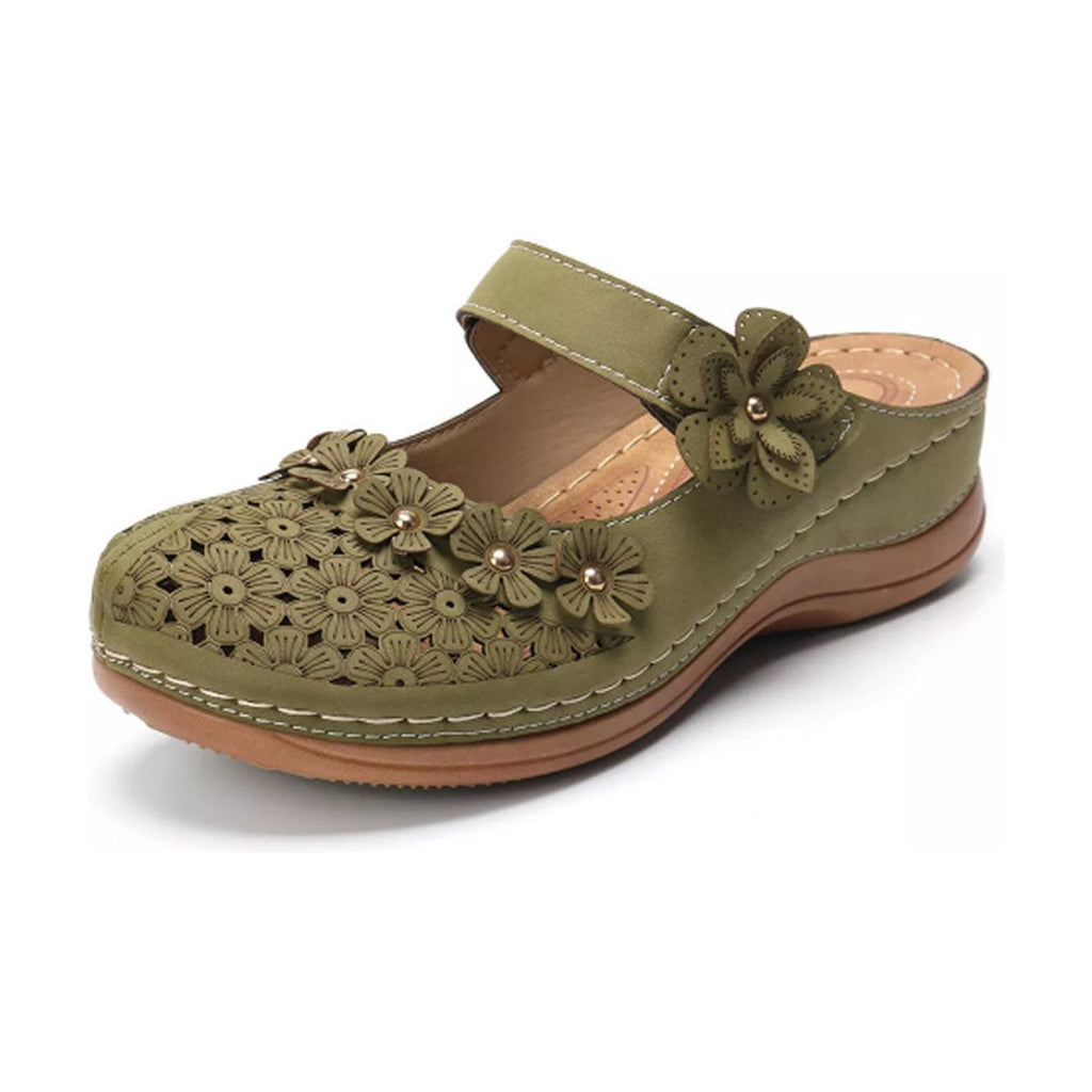 Women's Vintage Flowers Wedge Sandals