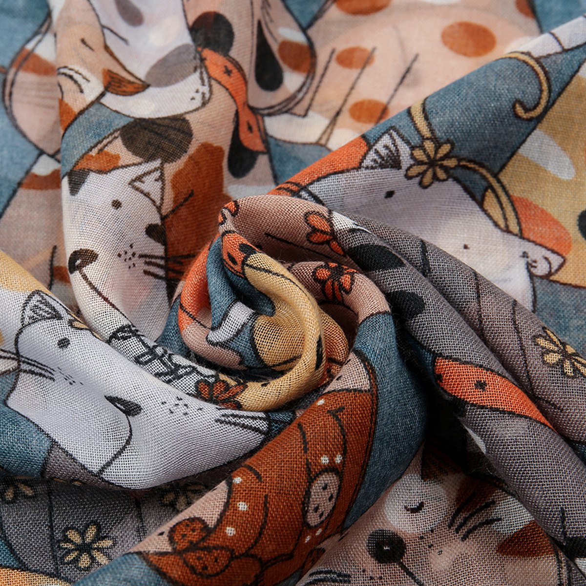 Women's Voile Tassel Scarf