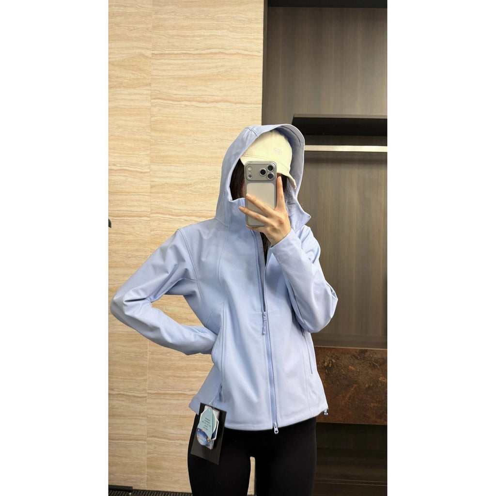Women's Warm Fleece Lined Soft Shell Hooded Jacket