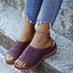 Women's Wedge Toe Loop Sandals