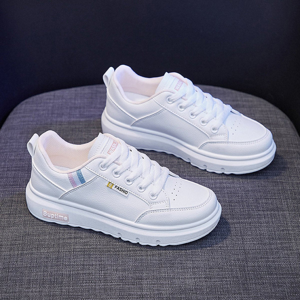 Women's White Shoes Running Leisure