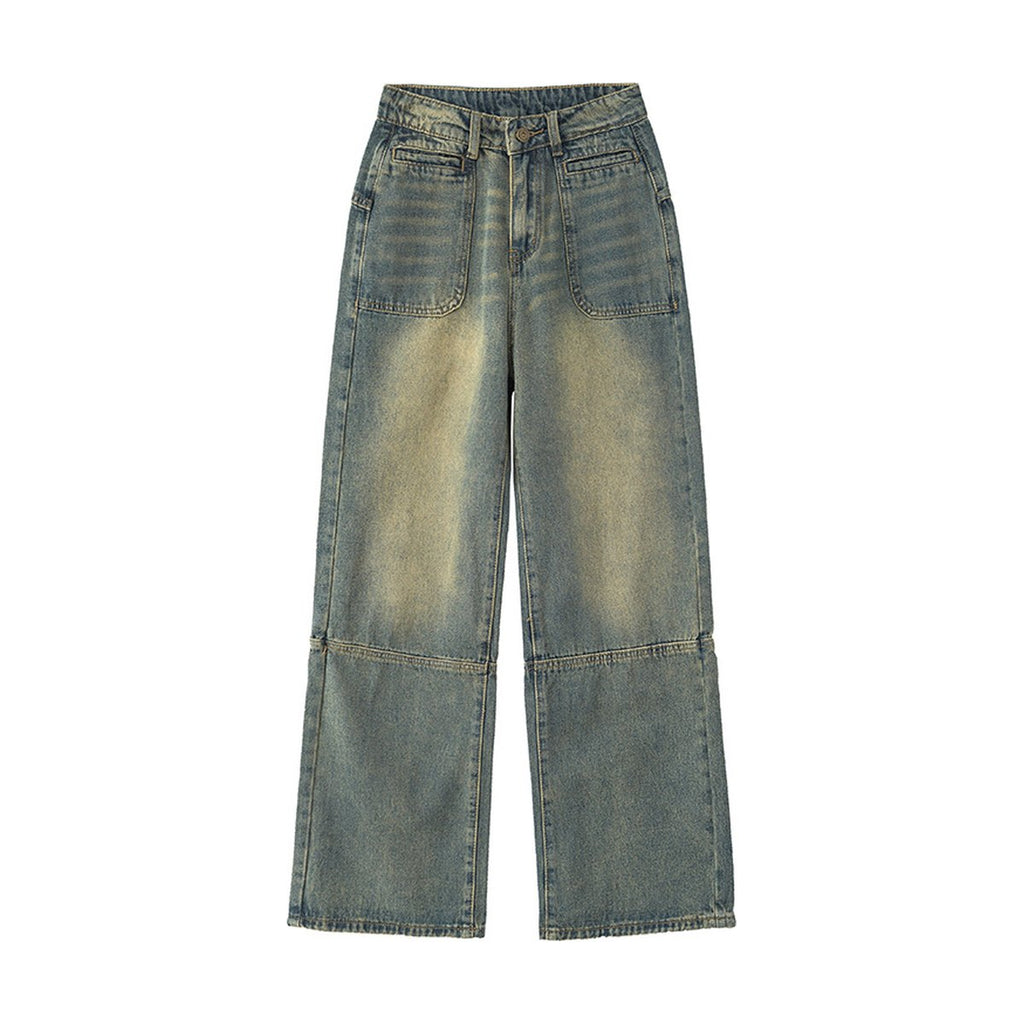 Women's Wide Washed Jeans