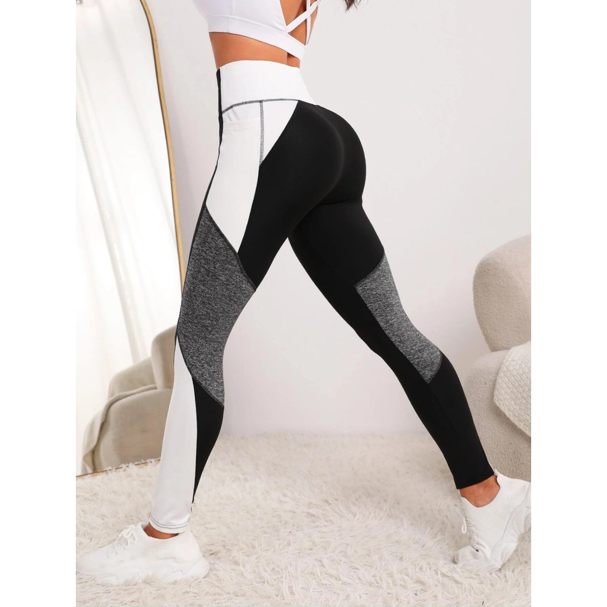 Women's Yoga Pants Stitching Running