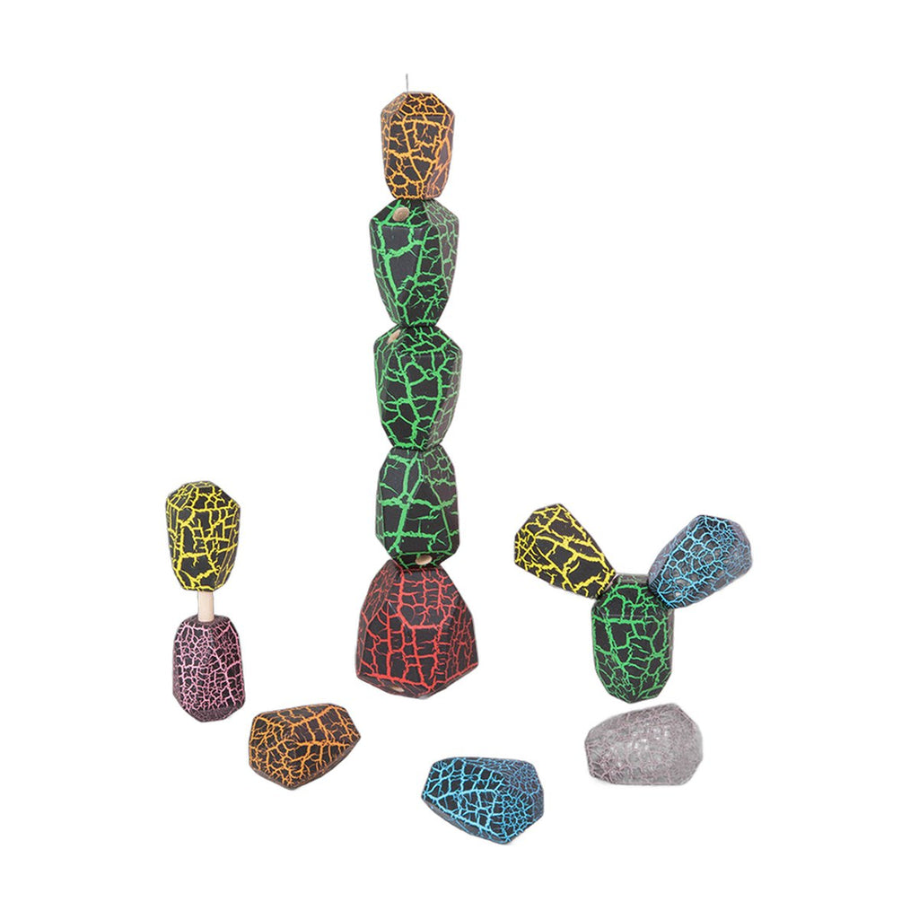 Wooden Cactus Stacking Blocks