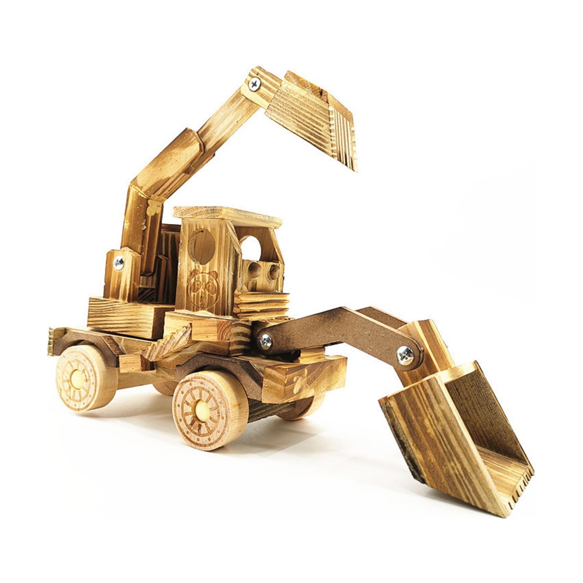 Wooden Excavator Toy