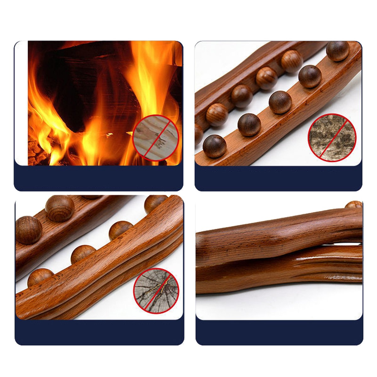 Wooden Gua Sha Body Stick