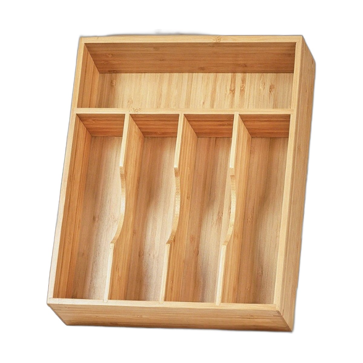 Wooden Minimalist Home Kitchen Drawer Organizer Box