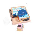 Wooden Picture Cube Puzzle