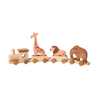 Wooden Pull-along Cart Childrens Assembly Building Block