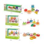 Wooden Shape Sorting Stacking Puzzle