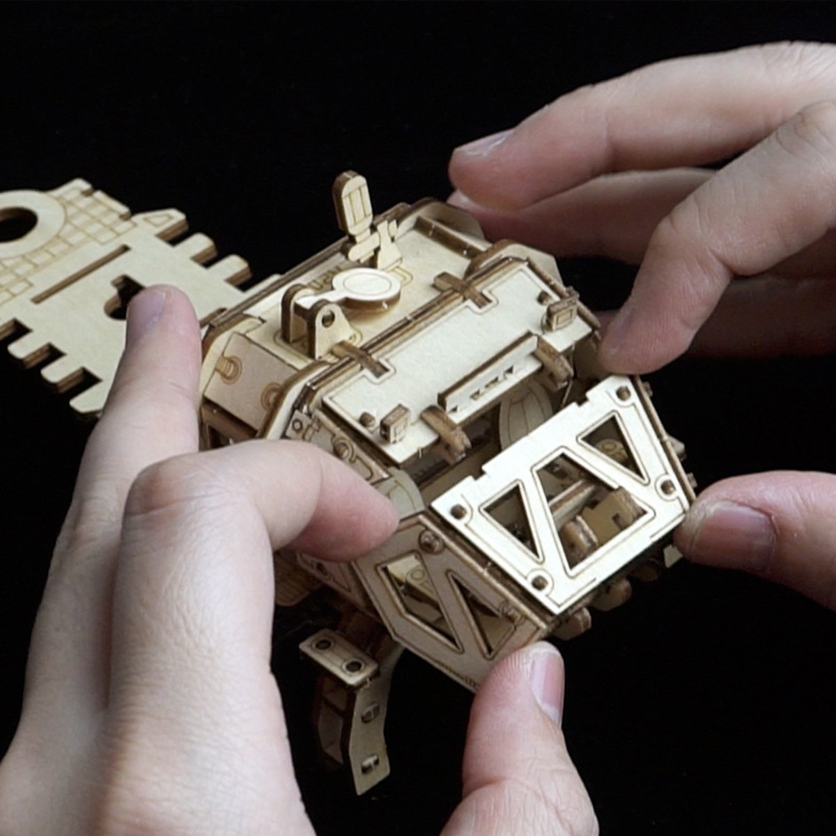 Wooden Solar Rover Kit