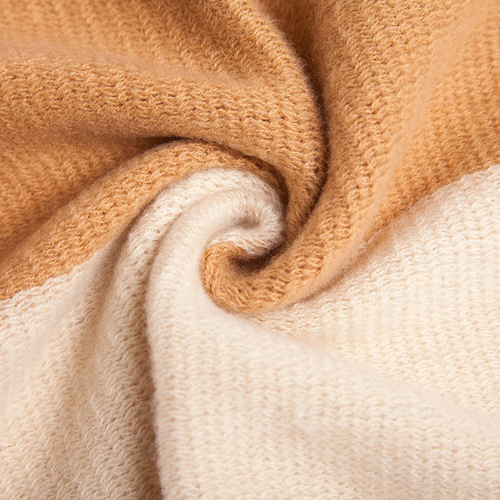 Woolen Scarf Knitted Bib Shawl