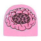 Y2g Retro Beanie Brain Print Knitted Hat