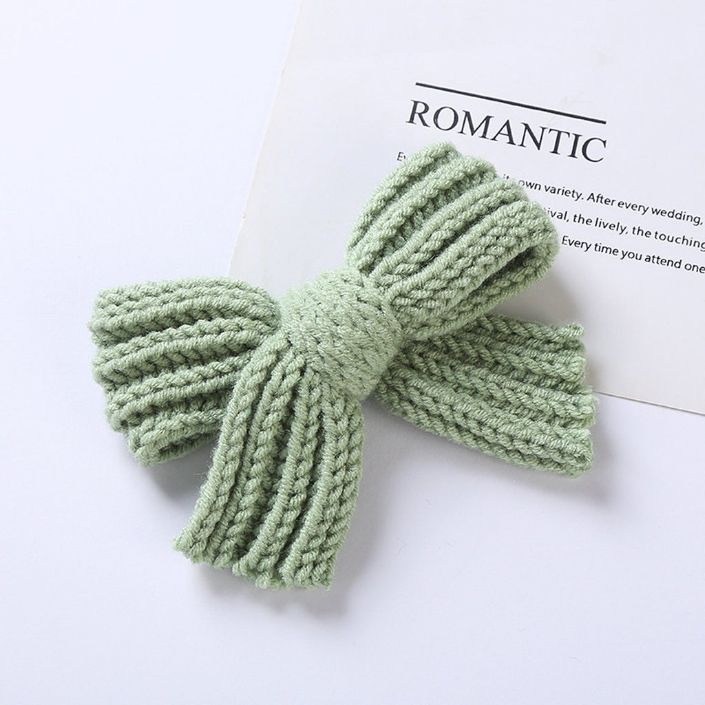 ' Yarn Bow Hair Maca Color Pair