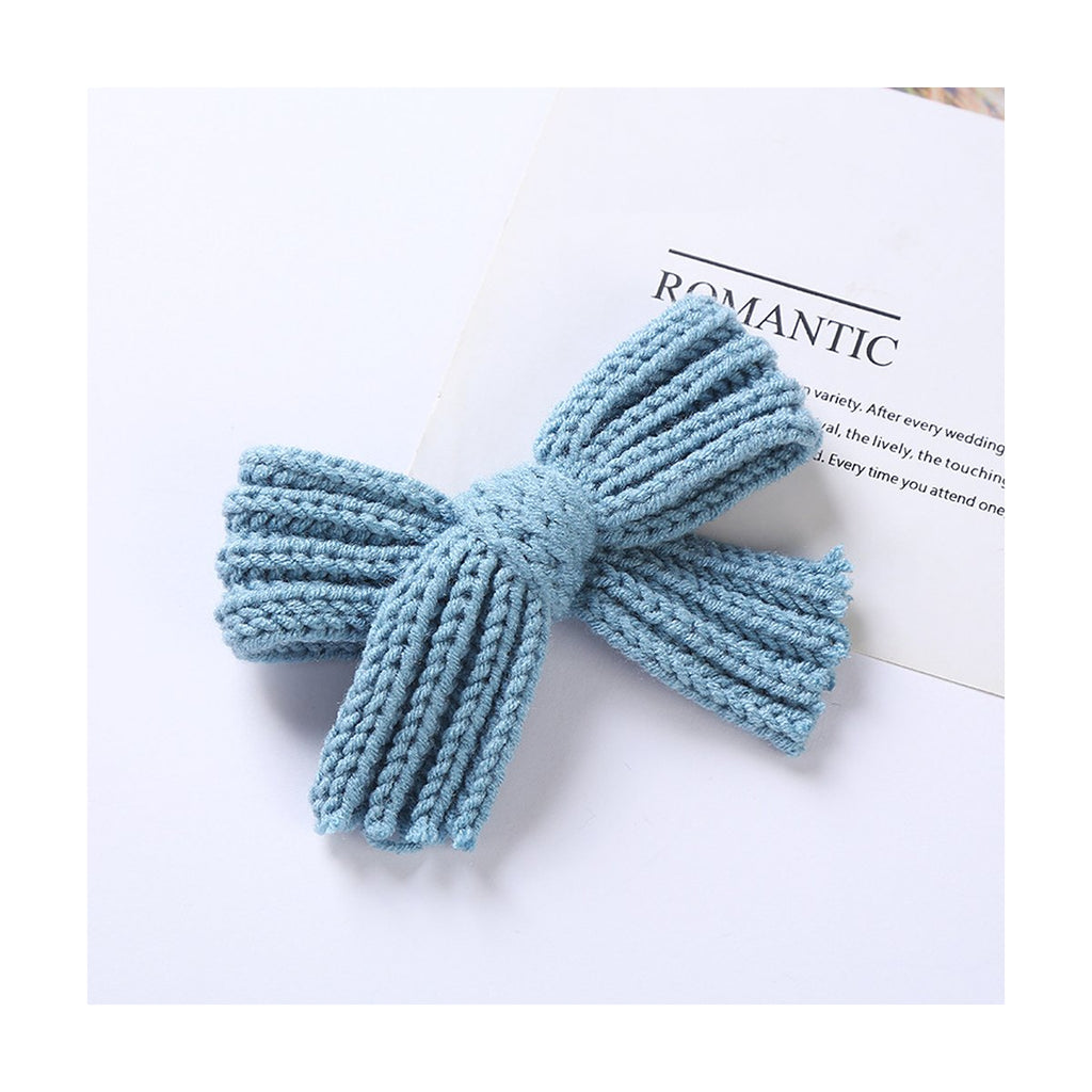 ' Yarn Bow Hair Maca Color Pair
