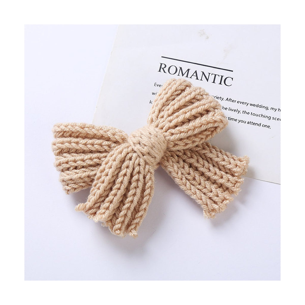 ' Yarn Bow Hair Maca Color Pair