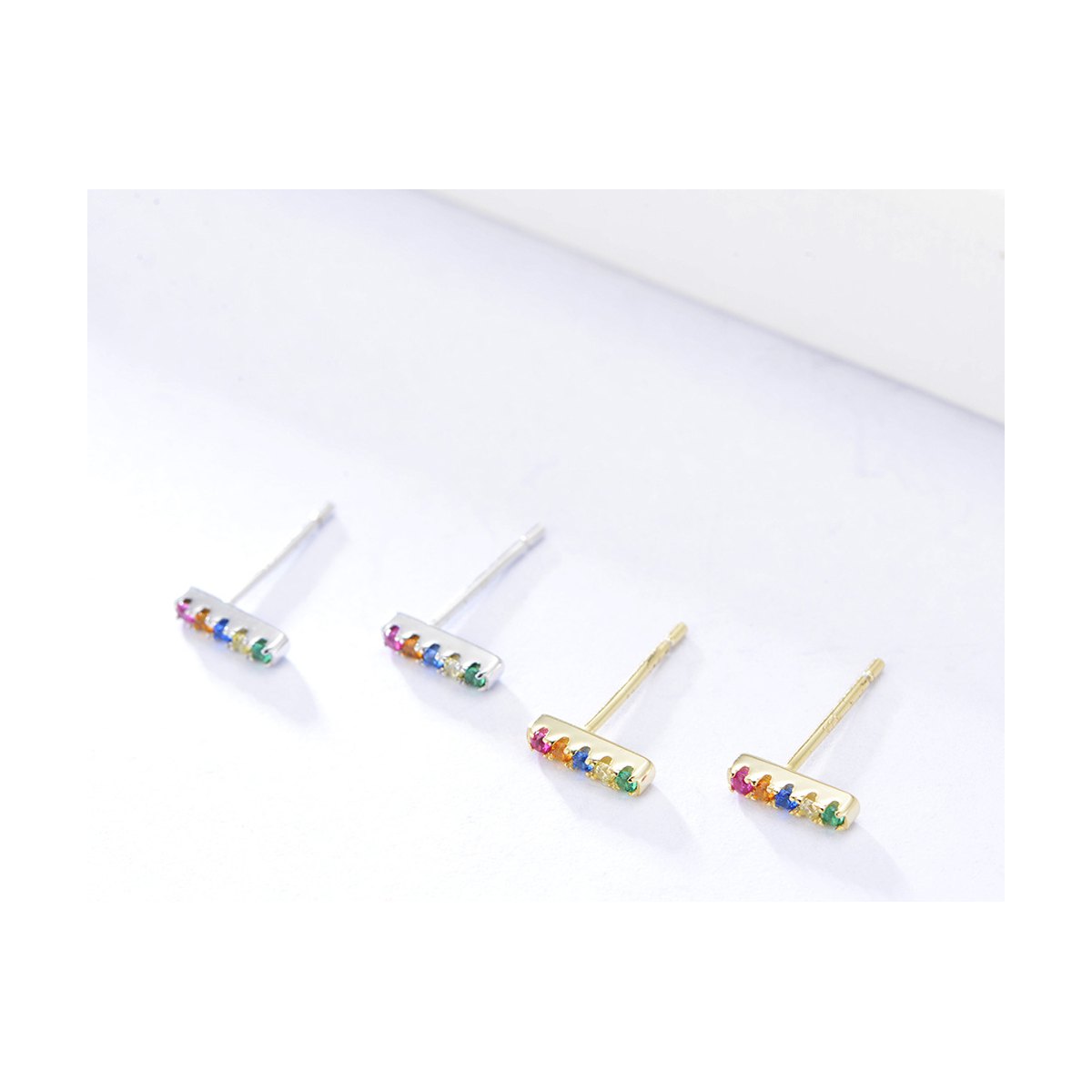 Zigzag Stud Earrings