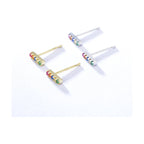Zigzag Stud Earrings