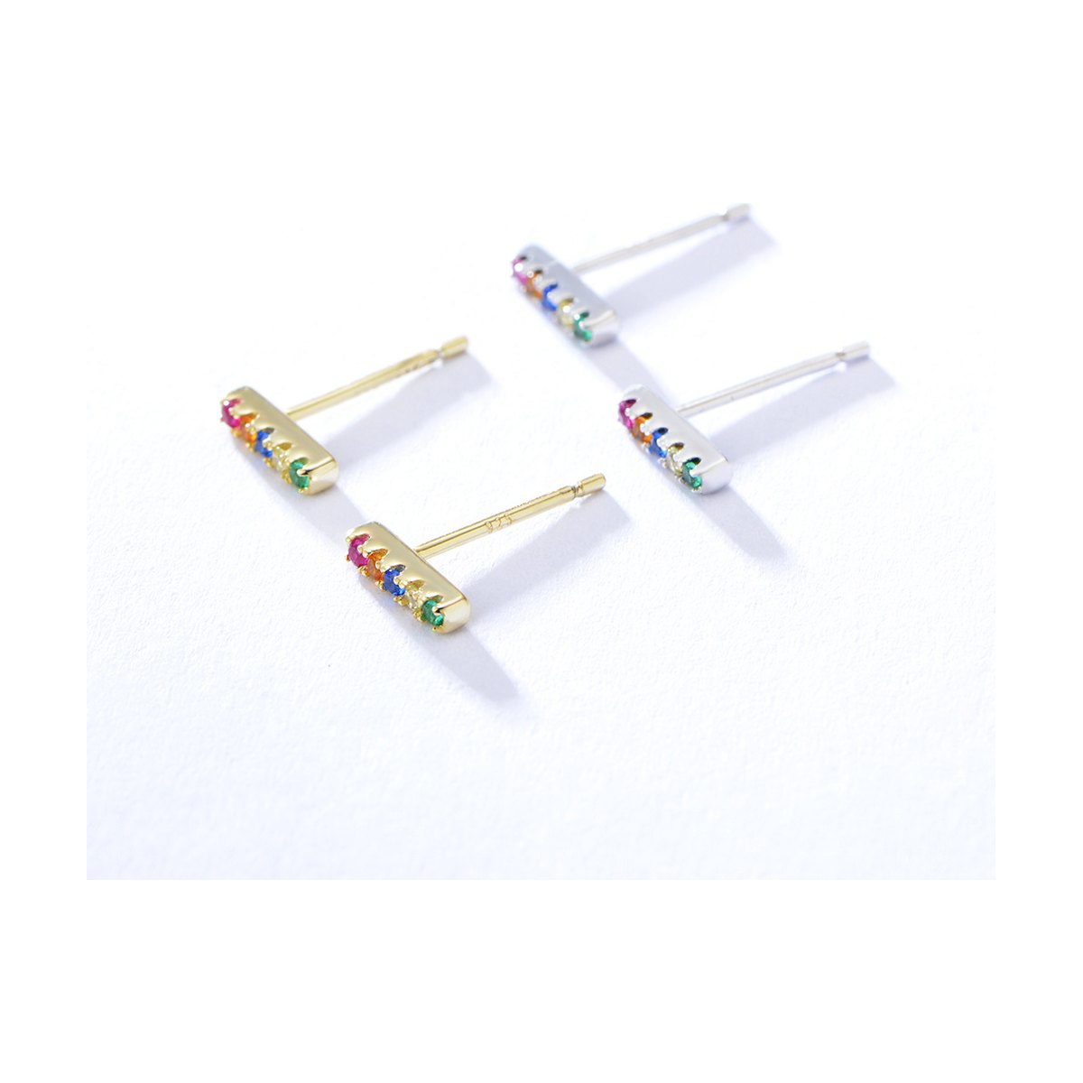 Zigzag Stud Earrings