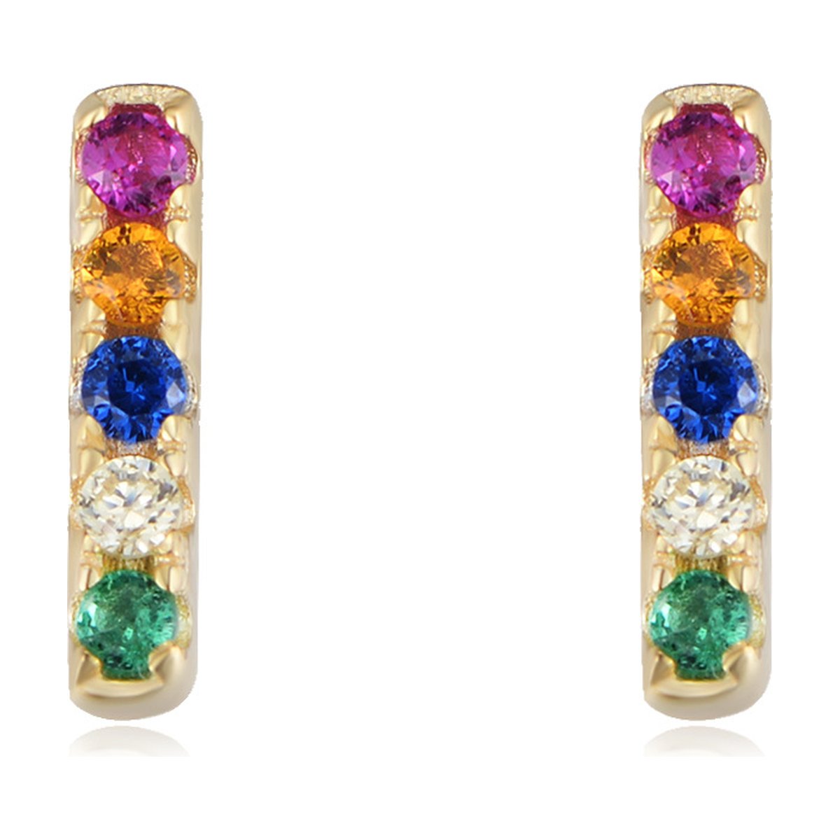 Zigzag Stud Earrings