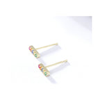 Zigzag Stud Earrings