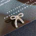 Zircon Brooch Bow Knot