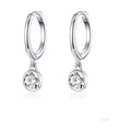 Zircon Ear Hoop Earrings