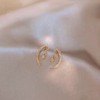Zircon Moon Earrings Xingyue