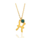 Zodiac Birthstone Necklace