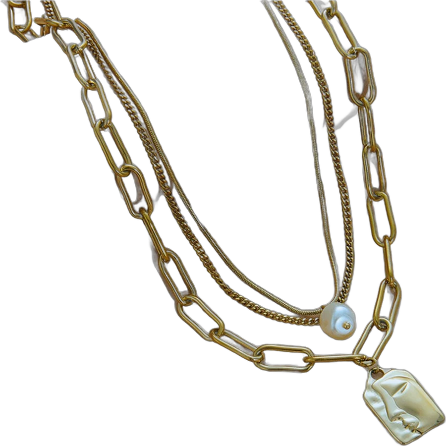 Layered Pearl Choker
